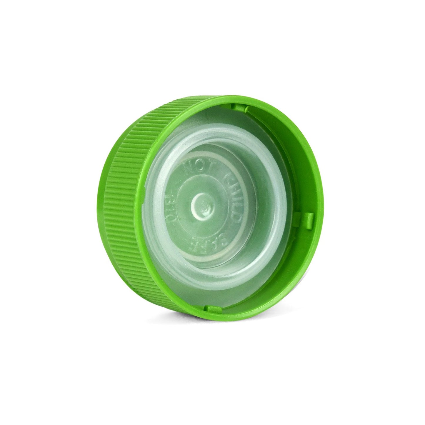 20 Dram Push Down & Turn Cap Opaque Green - 240 COUNT