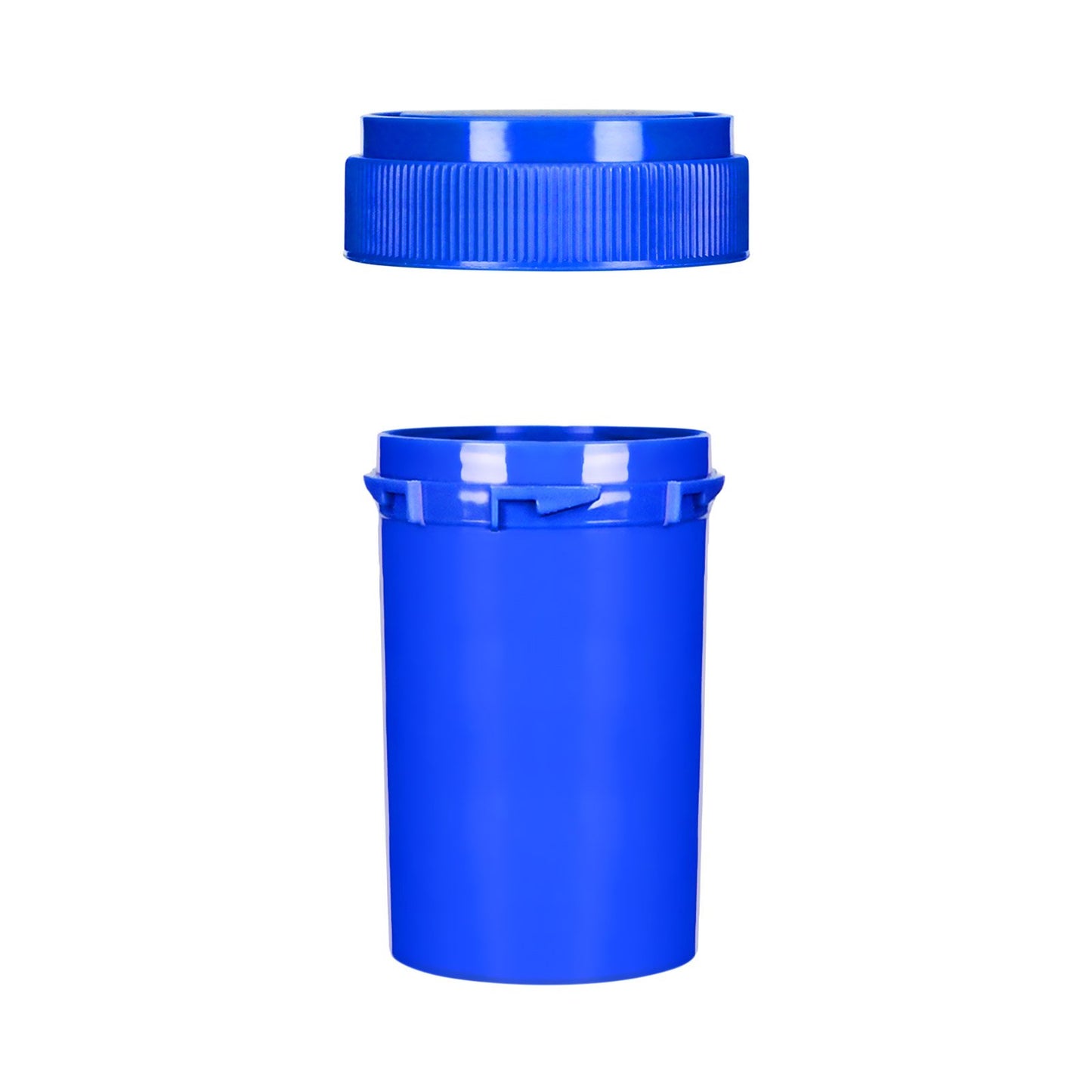 20 Dram Push Down & Turn Cap Opaque Blue - 240 COUNT