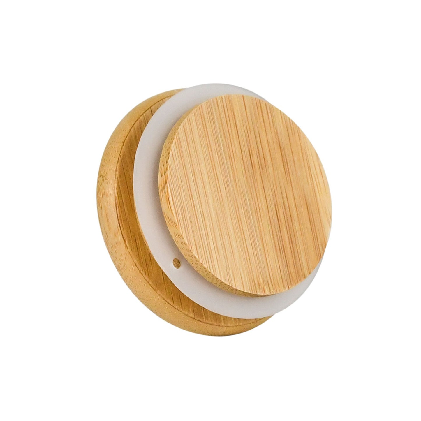 2oz Wood Lid Suction Glass Jars 3.5 Grams 200 COUNT