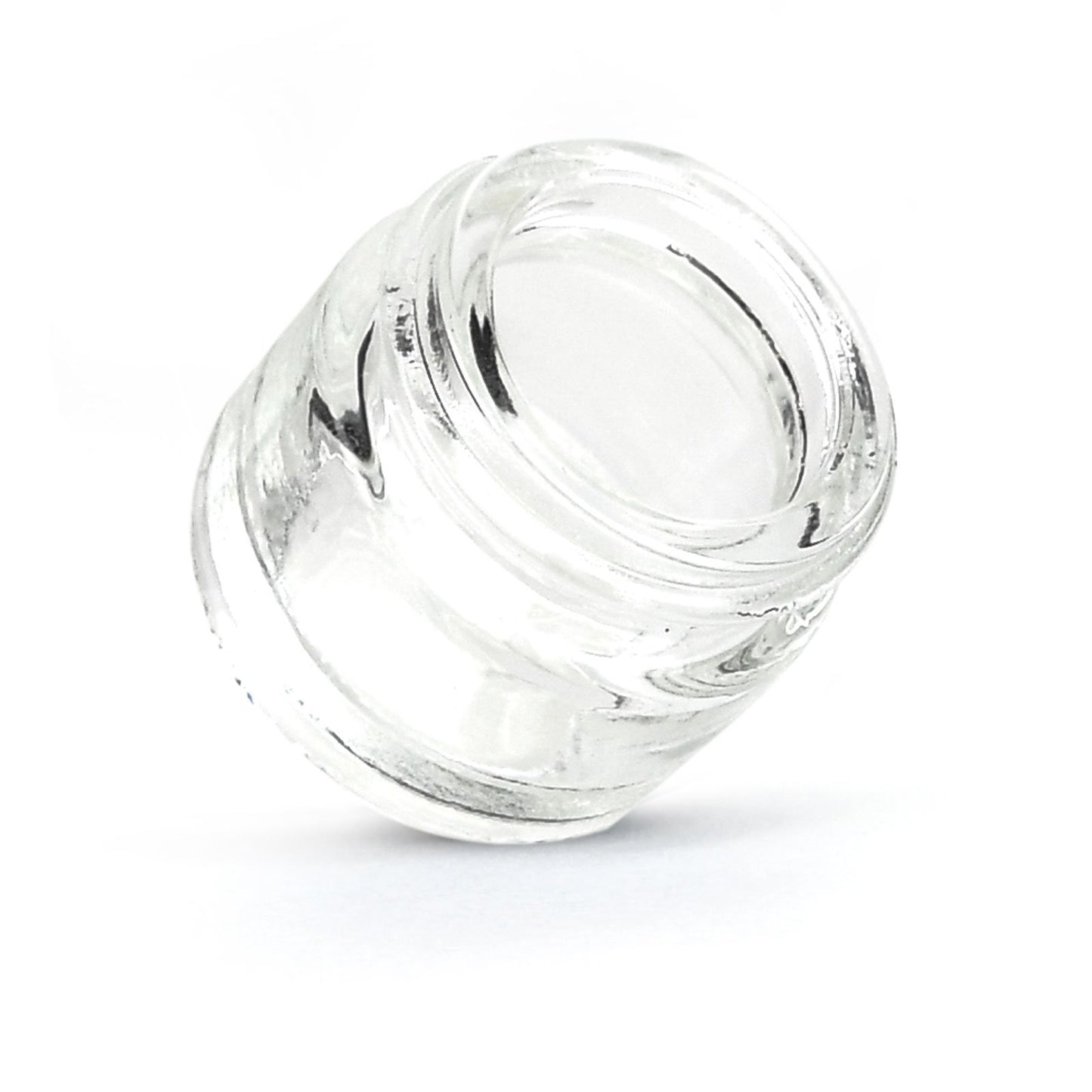 5ml Glass Screw Top Concentrate Container Black Cap 1 Gram 250 COUNT