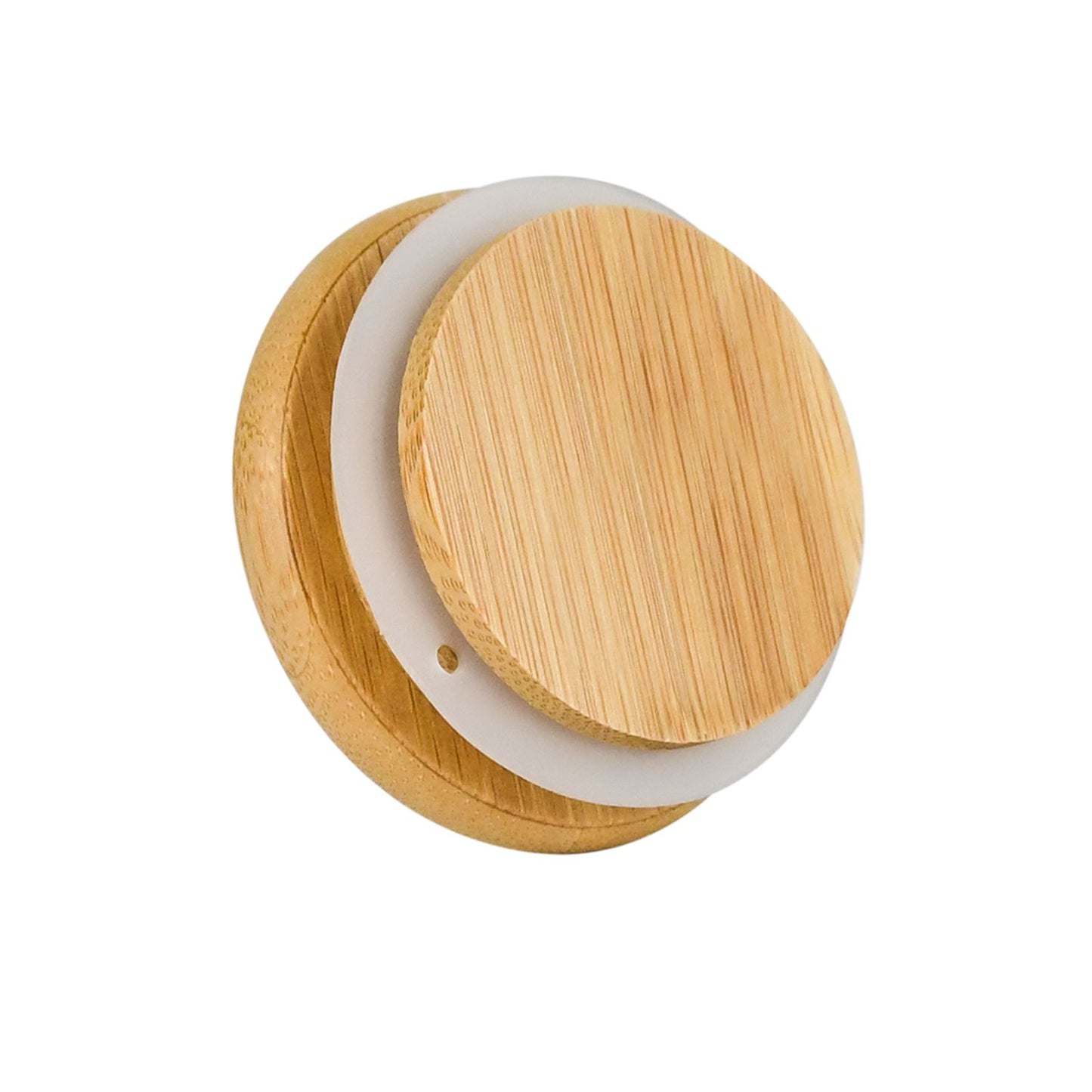 6oz Wood Lid Suction Glass Jars 10 Grams 120 COUNT