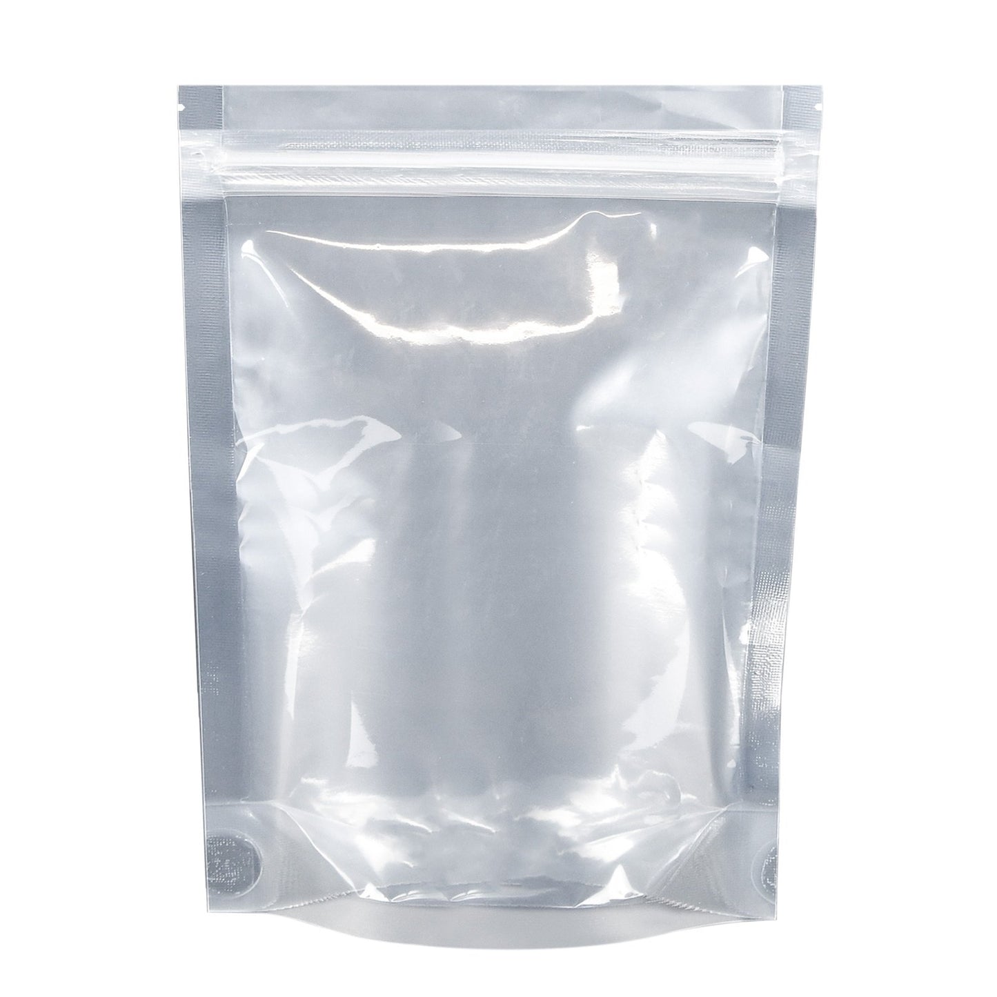 Mylar Bag Tear Notch Clear Black 1 Pound 100 COUNT