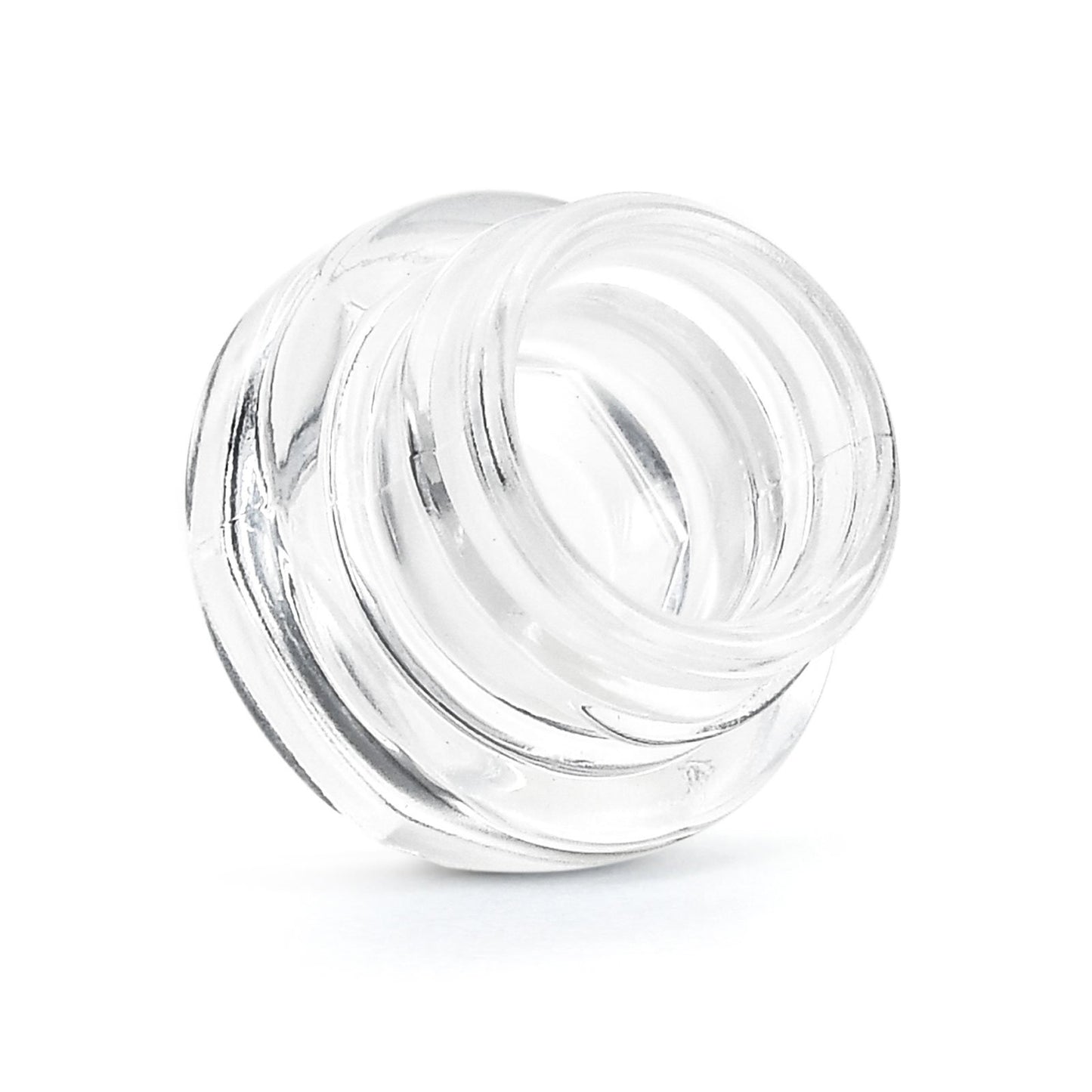 5ML CHILD RESISTANT GLASS JAR WITH BLACK CAP - 1 GRAM - 160 COUNT