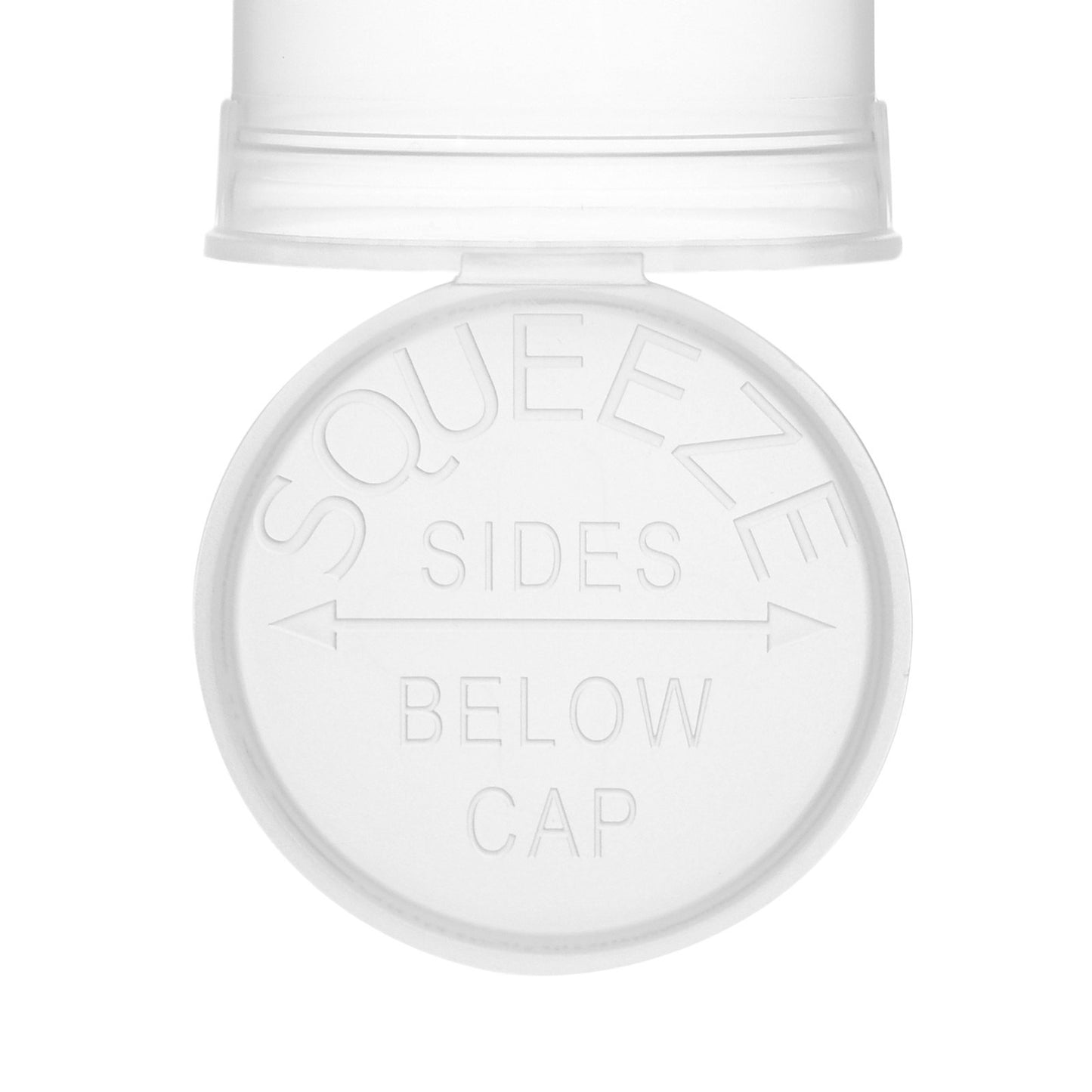 60 Dram Philips RX Pop Top Translucent Clear 75 COUNT