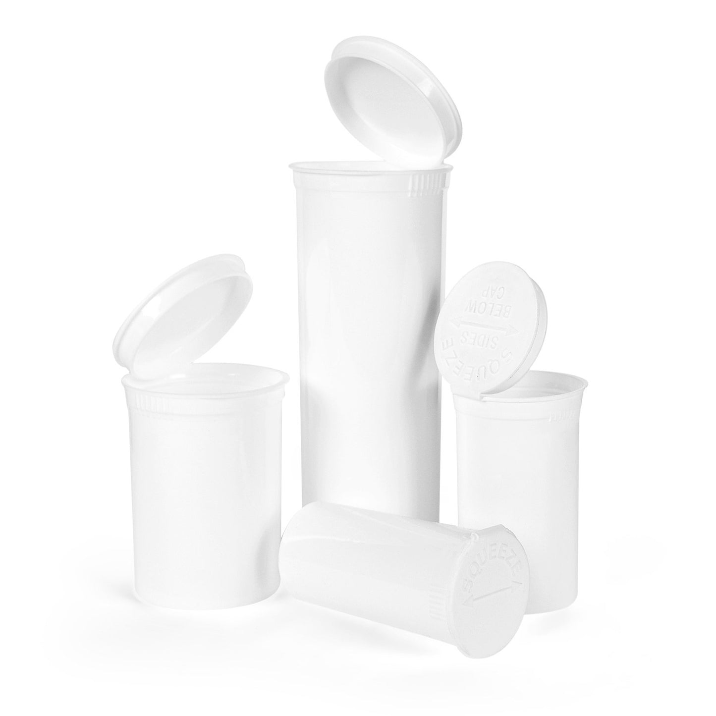 13 Dram Philips RX Pop Top Opaque White 315 COUNT