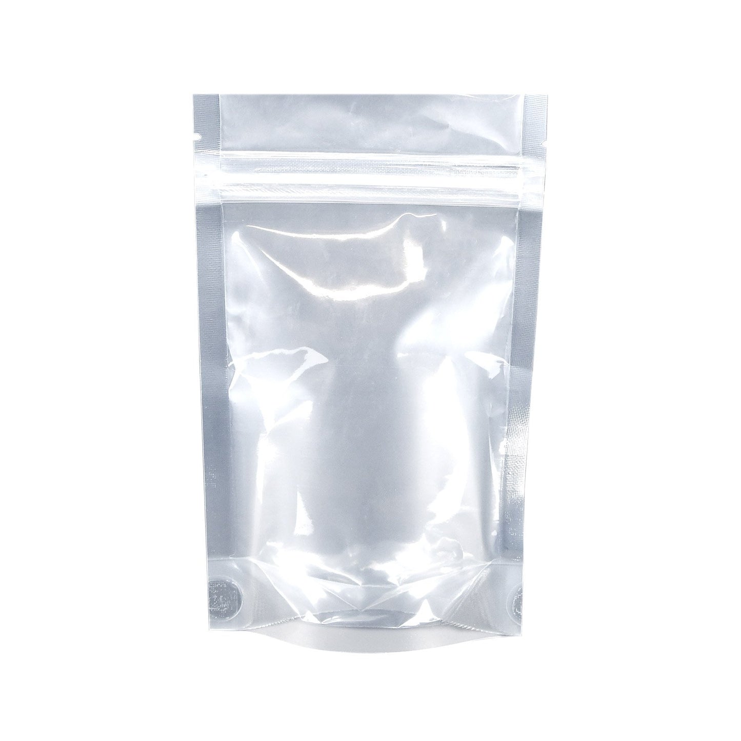 Mylar bag Tear Notch Clear Black 1/2oz 1000 COUNT