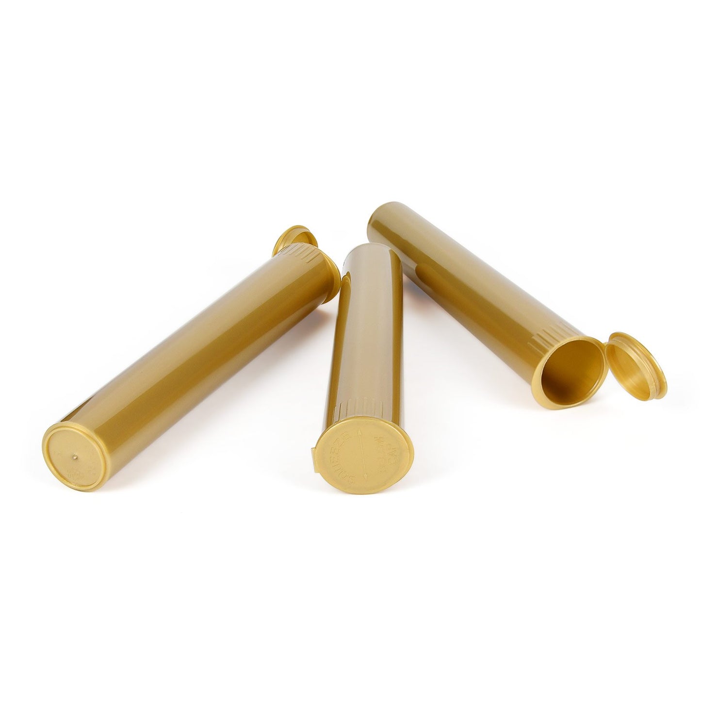 120mm RX Squeeze Tubes Opaque Gold 500 COUNT
