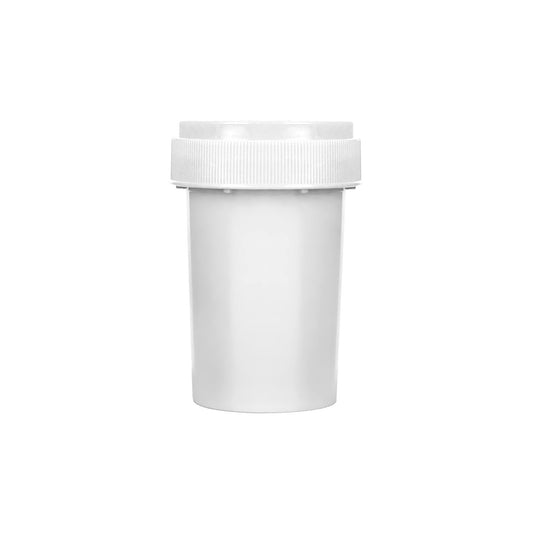 20 Dram Push Down & Turn Cap Opaque White - 240 COUNT