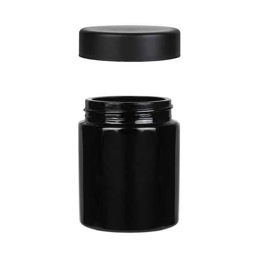 4oz Child Resistant Cap Black Jars 7 GRAMS 100 COUNT
