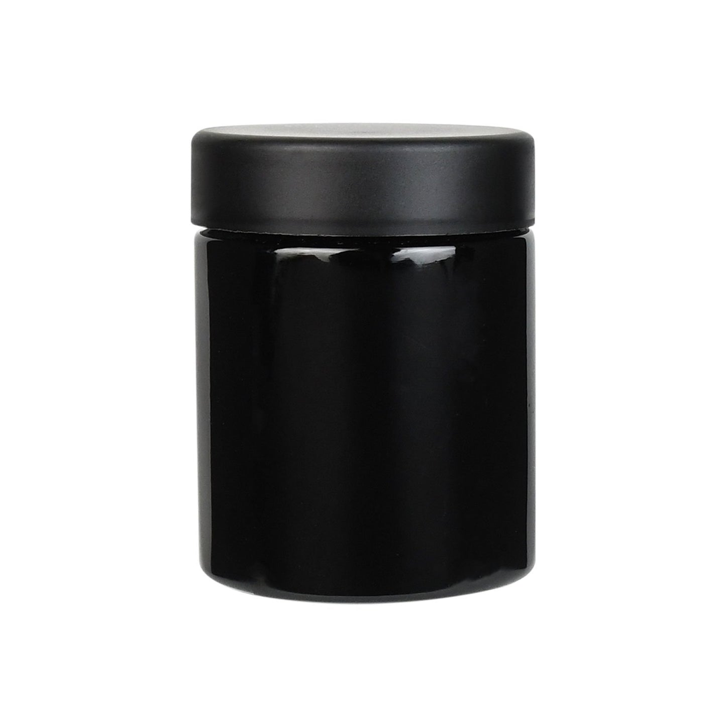 4oz Child Resistant Cap Black Jars 7 GRAMS 100 COUNT