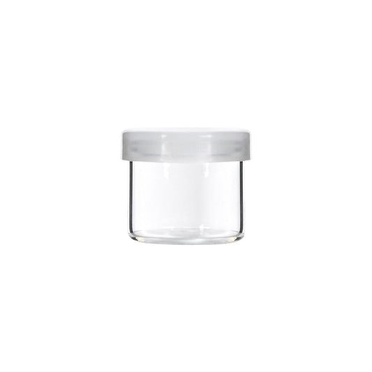 6ml Glass Wide Neck Concentrate Container with Silicone Cap 1 Gram - 144 COUNT