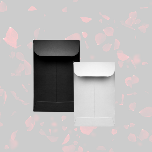 2.25" x 3.5" Concentrate Container Shatter Envelope Black 500 COUNT