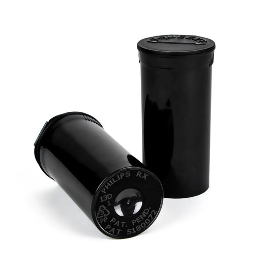13 Dram Philips RX Pop Top Opaque Black 315 COUNT